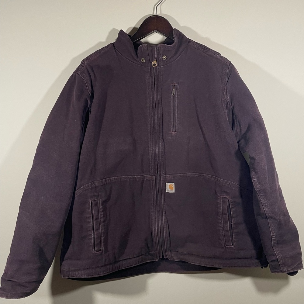 Carhartt Full Swing Caldwell Jacket Eggplant Women's Size 2XL xxl no hood